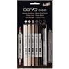 Copic 22075565 Ciao Set 5+1, Caldo Grigio