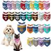 Custom Bandana Personalizzata per Cani con Nome e Numero Maglia Sciarpa Personalizzato per Cani di Taglia Piccola Media Grande Bandana collare personalizzate per amante degli animali Regalo Compleanno Natale