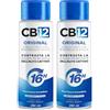 CB12 Colluttorio Quotidiano No Alcool per Alito Gradevole fino a 12 Ore con Fluoruro - 250 ml (Confezione da 2)