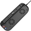 LatoYard Base di raffreddamento 4 in 1 per Switch 2 con ventola RGB