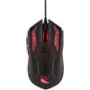 Konix Drakkar Wired Gaming Mouse Shaman per PC - 6 pulsanti - Connessione USB - Retroilluminazione a LED - Nero e rosso