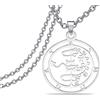 KUIYAI Collana con ciondolo a forma di sigillo di Asmodai Asmodeus, gioiello occulto, 3, Nichel