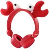 KIDYWOLF Cuffie per bambini per la condivisione di musica con un volume limitato di 85 dB (Granchio)