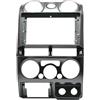 OTBEHUWJ Mascherina Autoradio Kit Di Montaggio Per Cruscotto Con Mascherina Autoradio 2 DIN Da 9 Pollici Per ISUZU Per D-MAX Per DMAX MU-7 MU7 2001-2012 Facciata Telaio Radio(2006-2012 grey,Only frame)