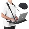 ALPHABET WONDERS Imbracatura per laptop a mani libere per laptop fino a 17 pollici con cinghie regolabili e tappetino per mouse in memory foam inclusi