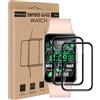 Bodyguard Pellicola protettiva in vetro temperato per Samsung Galaxy Fit 3 | Pellicola salvaschermo curva 3D, antigraffio, senza bolle d'aria, HD trasparente, anti-olio, su misura per Samsung Fit 3
