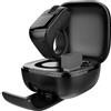 Pinafresa di scorrimento wireless, per dito ad aria per mouse, touchpad Bluetooth, per computer portatile/fotocamera/selfie, nero