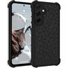 Nuxiady Cover per Samsung Galaxy S25 FE 5G Sottile Silicone Custodia Antiurto Case Aesthetic Motivo Disegni Antigraffio Bumper Cover per Galaxy S25 FE, Leopardo-Nero