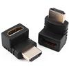 Mr. Gadget Solution® Maschio a femmina 90 gradi e 270 gradi angolo retto adattatore HDMI con connettori placcati in oro
