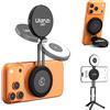 ULANZI LM21 Luce per selfie per telefono, Anello magnetico a doppia faccia, 2500k-8000K CRI ≥95, LED ricaricabile per foto, TikTok, trucco, live streaming, Vlog, Compatibile con iPhone 17 Samsung Nero
