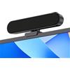 Inwa Cassa PC USB, altoparlante regolabile, bassi e stereo per monitor