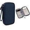 AMFUN Custodia per Hard Disk, Custodia Hard Disk Esterno 2.5, Antiurto Rigida Cover Case, Borsa SSD HDD, Portatile Disco Esterno Protettiva con Scomparti Interni, Blu scuro (M)
