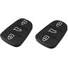 HooRLZ Tasti chiave auto a 3 tasti per Hyundai i10 i20 i30 ix20 ix35 Kia Rio Ceed Soul Venga Sportage Picanto, KIA Tastierino tasti Hyundai - 2 pezzi