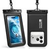 MR.LUYU 2 Pezzi Custodia Impermeabile Smartphone Galleggiante, fino a 7 | IPX8 Cover Subacquea per Mare Piscina Spiaggia, Borsa Impermeabile per iPhone 17 Pro Max 16 15 14 Samsung S26 Ultra S25 S24