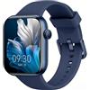 AcclaFit Smartwatch Uomo Donna, 1.85 Orologio Smartwatch con Effettua/Risposta Chiamate, 113 Sportive Smart Watch con Contapassi/SpO2/Sonno/Cardiofrequenzimetro, Impermeabil IP68 per iOS Android