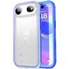 SPORTLINK Cover per iPhone 17 Air Impermeabile 360 Gradi Antiurto, Blu | Militare Protettiva Rugged Resistente Custodia Antipolvere Subacquea IP68 Waterproof, Fotocamera/Schermo Doppia Protezione