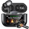 ZZU Auricolari wireless, auricolari intelligenti con touch screen, cuffie con