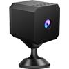 Vroomoto Telecamera di Sicurezza Domestica Wireless con Rilevamento del Movimento Notturno HD Cloud TF Storage Telecamera Compatta Smart WiFi per Interni Ed Esterni