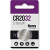 TM Electron cr2032tme Pila superalcalina CR2032 3 V per ideale per calcolatrici, Orologi, allarmi, telecomandi da auto, ecc. CR2032/BR2032/cr2032bp/5004lb/DL2032