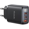 Mcdodo Caricabatterie USB C da 30W GaN con display digitale, 3-Port Caricatore rapido QC PD PPS, compatibile con iPhone 8 X 11 12 13 14 Pro Max, iPad, Samsung Galaxy S23 S22 S21, Huawei Xiaomi