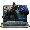 ASUS TUF Gaming A15 Laptop 15,6 FHD antiriflesso 144Hz AMD Octa-core Ryzen 7 7435HS (Beats i7-12700H) 16 GB RAM 512 GB SSD GeForce RTX 3050 retroilluminato Type-C Fast Charge Win11 ICP accessorio