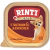 RINTI Gold Turkey&Rabbit Mini tacchino e coniglio in vaschetta 100g