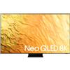Samsung Smart Tv Samsung Neo QLED 8K Schermo da 85 Pollici QE85QN800B Wi-Fi Stainless Steel 2022