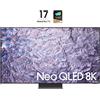 Samsung Series 8 TV QE85QN800CTXZT Neo QLED 8K Smart TV 85 Pollici Processore Neural Quantum 8K Dolby Atmos e OTS+ Titan Black 2023