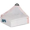 Generic Rete Antigrandine 50% per Orto Telo Ombreggiante Bianco con Occhielli