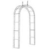 CLP Arco da Giardino Lenz in Ferro - Supporto Piante Rampicanti Rustico Nostalgico - Sostegno per Fiori Largh Passaggio 128 cm I Pergolato da Gi, Colore:bronzo