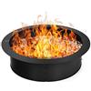 SOARS Anello per Braciere Diametro 930 mm/ID 765 mm, Altezza 255 mm | Braciere Rotondo, Acciaio al Carbonio Laminato a Caldo Rinforzato, da Giardino, Campeggio e Barbecue, Outdoor Fire Pit