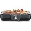SEVERIN Barbecue Elettrico da Tavolo, 2300 W, Griglia in Acciaio Inox, Uso Interno ed Esterno, Riscaldamento Rapido, Regolazione Temperatura con Termostato, Nero - PG 8554