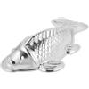 PATKAW Stampo Forma Pesce in Lega di Alluminio, Versatile per Dolci e Forno | Lisca di Pesce in Silicone, Argento, Facile da Pulire, per Riunioni Familiari e Feste