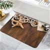 YISUMEI Tappetino da bagno antiscivolo, 40 x 60 cm, lavabile, ad asciugatura rapida, per doccia, vasca da bagno, decorazione per WC (stella marina 1)