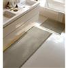Furicher Grande set di tappeti da bagno, tappetino da bagno verde, set da 2 pezzi, boho Bath Mat, tappetino da bagno, decorazione antiscivolo, per bagno, soggiorno, camera da letto, 51 x 120 cm + 41 x 61 cm