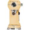 PYRAMIDEA Macchina del Caffè First Class Espresso Colore Crema Stile Vintage con Corpo in Acciaio MCST001C con Serbatoio 800 ml