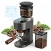 Bostar Macinacaffè elettrico con 60 livelli di macinazione, schermo touch LED, per espresso, caffè filtrato, pressa francese, 1-12 tazze, regolabile in 1-20 secondi
