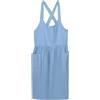 QUARKZMAN Grembiuli da Chef in Cotone 85x109cm con 2 Tasche Azzurro Chiaro | Grembiule da Cucina Incrociato, Grembiule da Cuoco per Uomo Donna