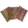 GBiancheria Tappeto Multiuso Mambo a Strisce in Cotone Multicolore (50x180cm)