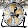 Generic 4000CFM Ventilatore Portatile Ventola industriale in metallo a 4 velocità | con inclinabile regolabile a 130 °, ventola di raffreddamento velocità per impieghi per officina, palestra