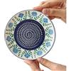Generic Piatto in ceramica per grattugia per aglio e pomodoro spagnolo, piastra in ceramica con creste a spirale, grattugia per aglio e zenzero, antiscivolo, facile da pulire, gadget da cucina