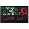 Markotex Zerbino Gomma Antiscivolo 40x68 asciugapassi interno esterno tappeto tappetino (Good luck)