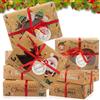 Phlognfy Scatole Natalizie per Biscotti, Confezione Regalo Natalizia da 12 Pezzi, con Cordoncino e Cartellino, Adatta per Confezionare Pane, Dolciumi, Cioccolato, Biscotti e Torte