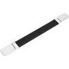 VGOL 1 Set Maniglia di Ricambio per Amplificatore di Chitarra 284 x 29,5 mm Compatibile con Marshall Cinturino Nero Tappi Argento