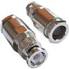 FonFou 1PC RF Q9 Connettore BNC BNC Spina Maschio Morsetto A Saldare for LMR400 RG213 RG214 RG165 7D-FB Cavo Dritto Adattatori In Ottone Nichelato