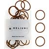 Heliums Elastici per Capelli Piccoli da 2,5 cm - Marrone - 48 Pezzi, Elastici da 2 mm per Capelli Fini e Bambini - Elastici e Fermacoda in Colori Neutri