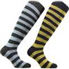 CALZE PRESTIGE (2 PAIA) Calze uomo lunghe, calde e morbide in pregiatissimo filato lana-cashmere modello riga rugby - 100% made in (Brescia) Italy