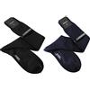 CALZE PRESTIGE Calze uomo lunghe a coste 100% PURA LANA MERINOS EXTRAFINE. (2 PAIA) - 42/44, Nero + Blu
