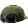 Generic Pilot Goggles Baseball cap,Aviator Hat with Goggles Baseball cap,Vintage 𝐆oggles Hat Attached Sunglasses