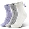 MAGISDU Calze da notte in alpaca per donna, calde e accoglienti. | Calzini lana caldi, polsino largo non stringente, regalo donna, piedi freddi, autunno inverno